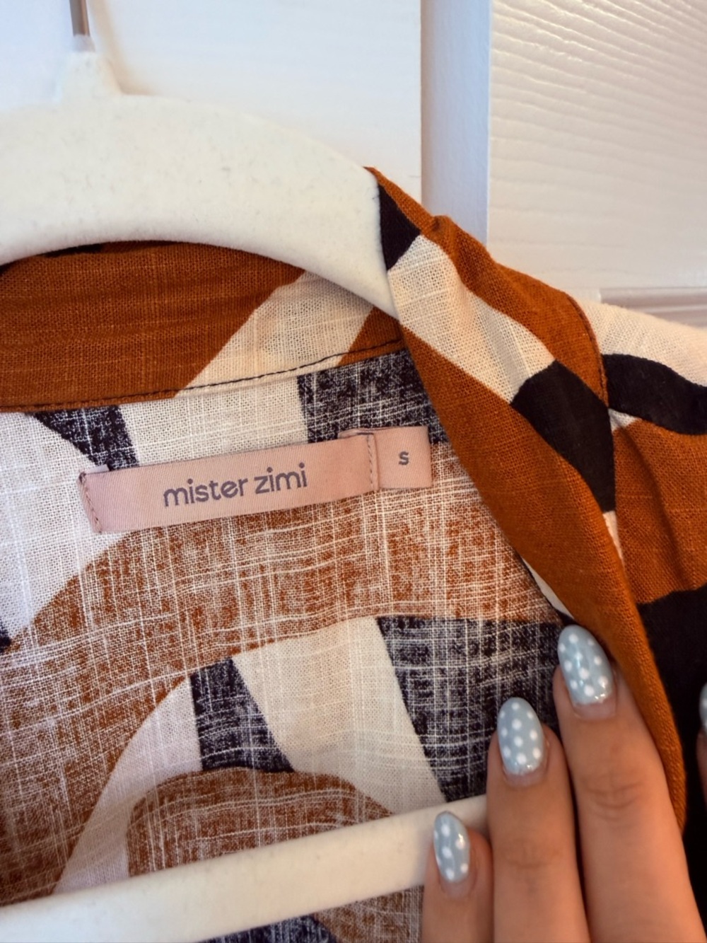 Mister Zimi mini wrap dress linen - Picture 3 of 6